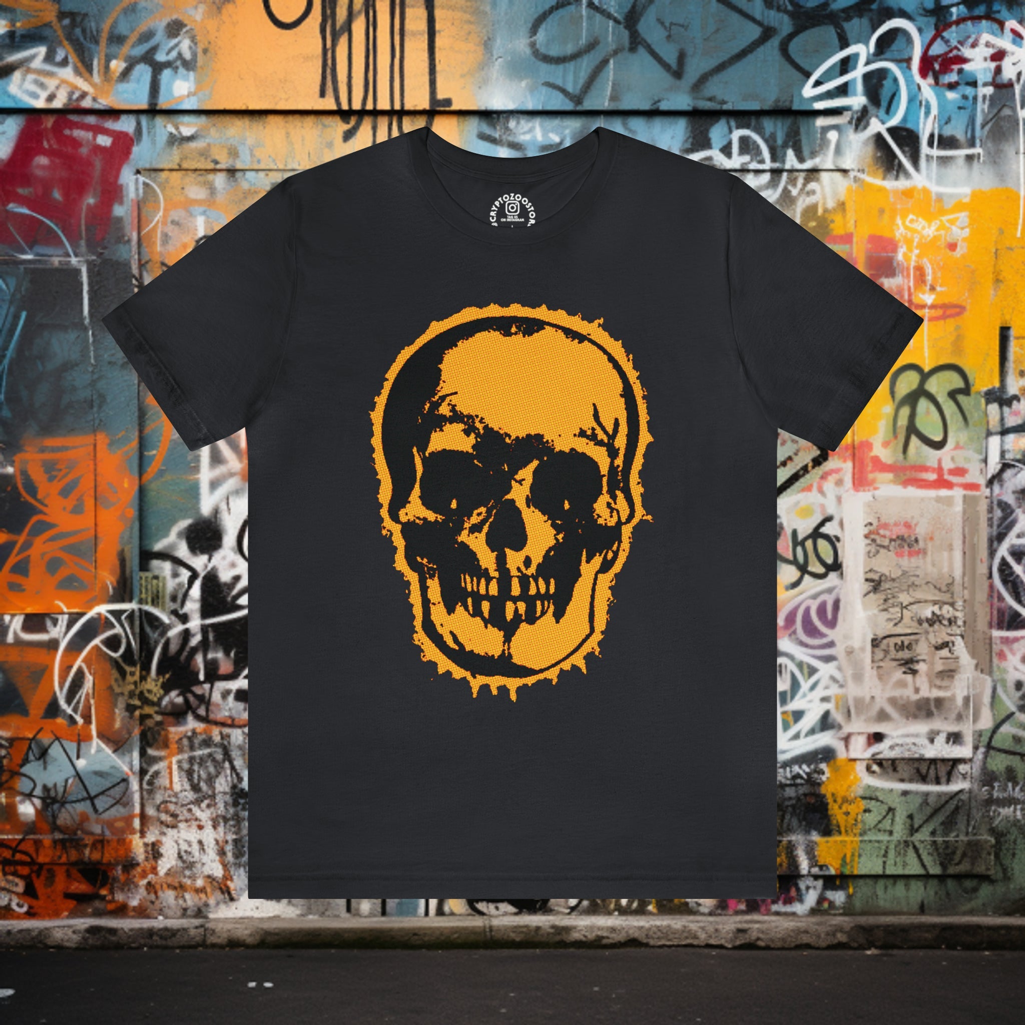 Vlone orange skull sale